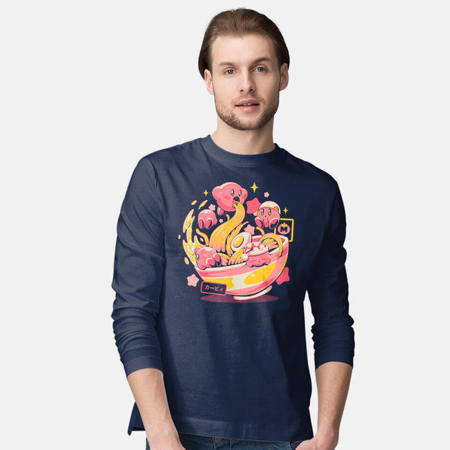 Pink Bowl-Mens-Long Sleeved-Tee-eduely