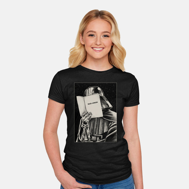 Dad Jokes-Womens-Fitted-Tee-Hafaell