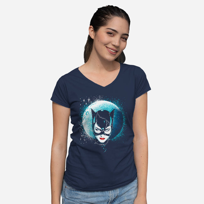 Meow-Womens-V-Neck-Tee-Tronyx79