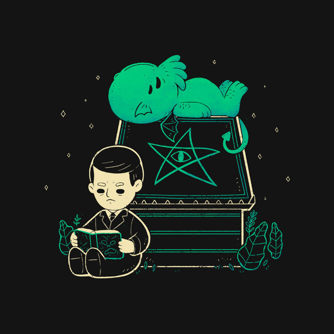 Cthulhu On Peanuts House-Mens-Heavyweight-Tee-xMorfina