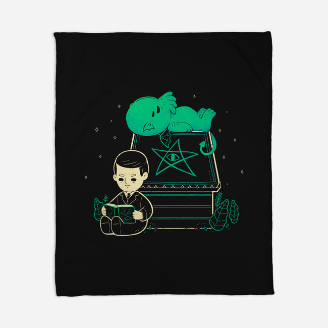 Cthulhu On Peanuts House-None-Fleece-Blanket-xMorfina