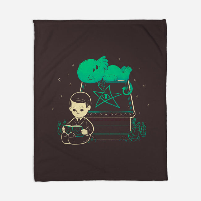 Cthulhu On Peanuts House-None-Fleece-Blanket-xMorfina