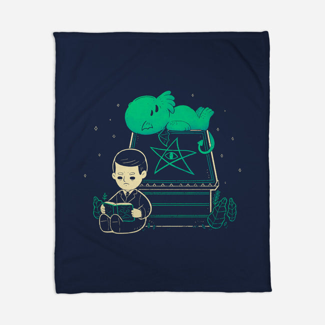 Cthulhu On Peanuts House-None-Fleece-Blanket-xMorfina