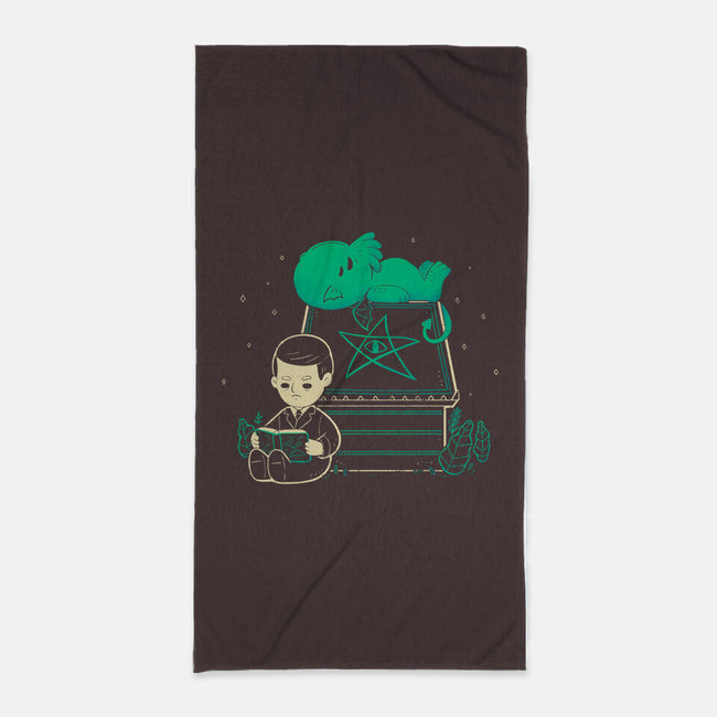 Cthulhu On Peanuts House-None-Beach-Towel-xMorfina