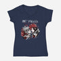 My Impossible Romance Remix-Womens-V-Neck-Tee-zascanauta