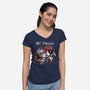 My Impossible Romance Remix-Womens-V-Neck-Tee-zascanauta