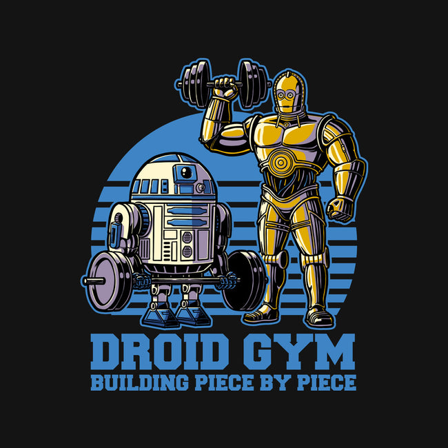 Android Space Gym-None-Fleece-Blanket-Studio Mootant