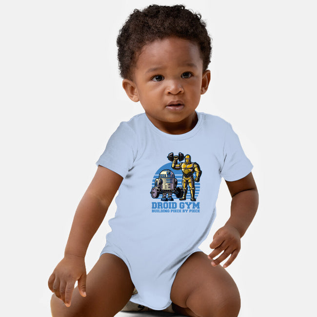 Android Space Gym-Baby-Basic-Onesie-Studio Mootant