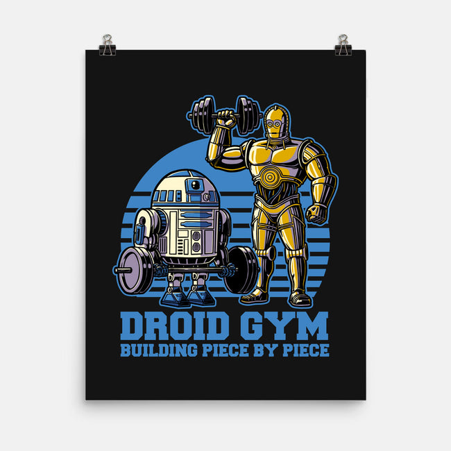 Android Space Gym-None-Matte-Poster-Studio Mootant