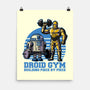 Android Space Gym-None-Matte-Poster-Studio Mootant