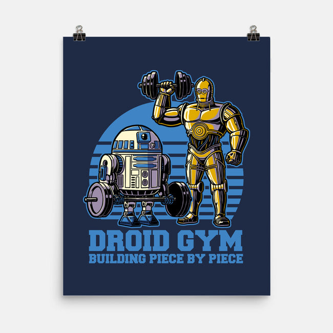 Android Space Gym-None-Matte-Poster-Studio Mootant