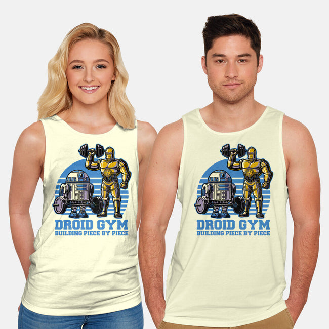 Android Space Gym-Unisex-Basic-Tank-Studio Mootant