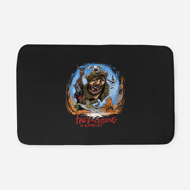 Fear And Loathing In Camelot-None-Memory Foam-Bath Mat-zascanauta