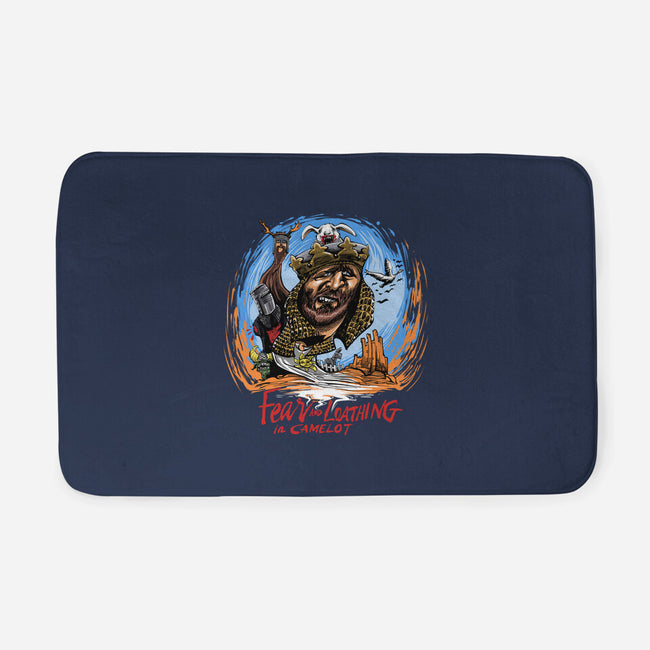 Fear And Loathing In Camelot-None-Memory Foam-Bath Mat-zascanauta