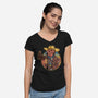 The Ghoul Boy-Womens-V-Neck-Tee-demonigote