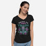 Bring Us All The Trash-Womens-V-Neck-Tee-eduely