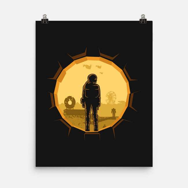 Life Outside Of Vault 33-None-Matte-Poster-bomdesignz