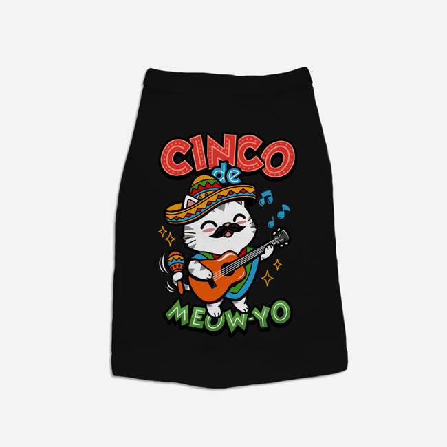 Cinco De Meow-yo-Dog-Basic-Pet Tank-Boggs Nicolas