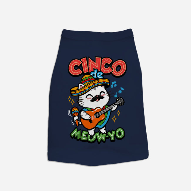 Cinco De Meow-yo-Dog-Basic-Pet Tank-Boggs Nicolas