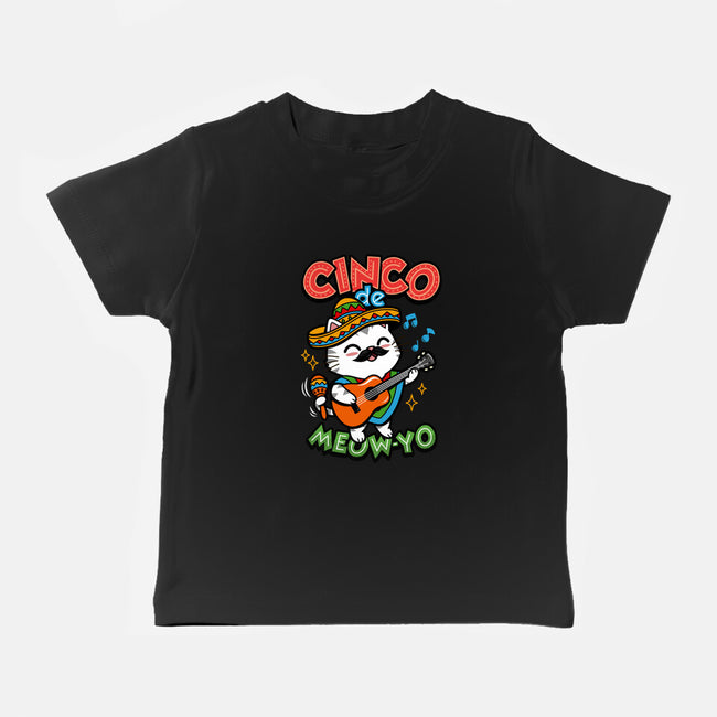 Cinco De Meow-yo-Baby-Basic-Tee-Boggs Nicolas