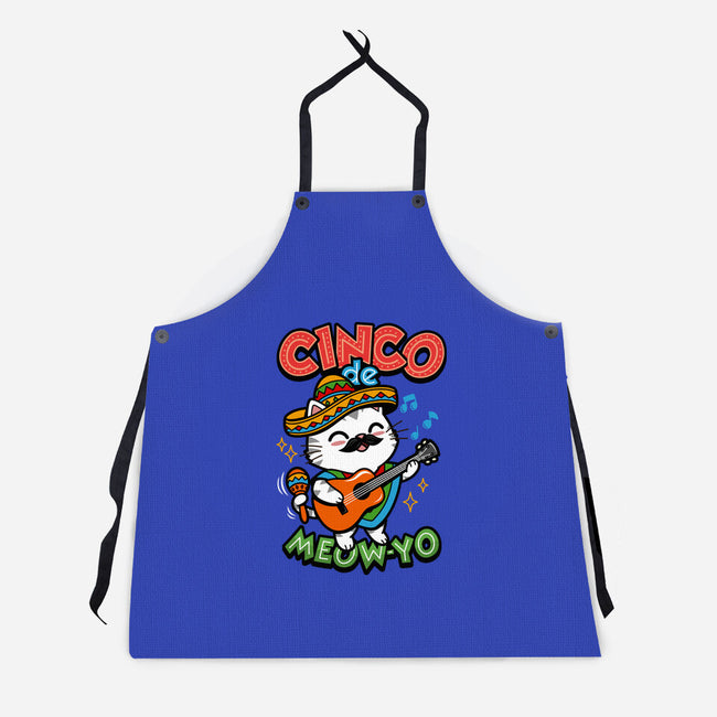 Cinco De Meow-yo-Unisex-Kitchen-Apron-Boggs Nicolas