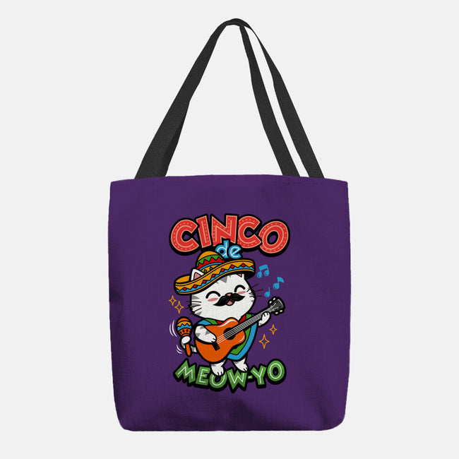 Cinco De Meow-yo-None-Basic Tote-Bag-Boggs Nicolas