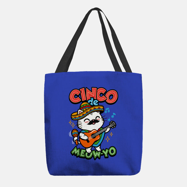 Cinco De Meow-yo-None-Basic Tote-Bag-Boggs Nicolas