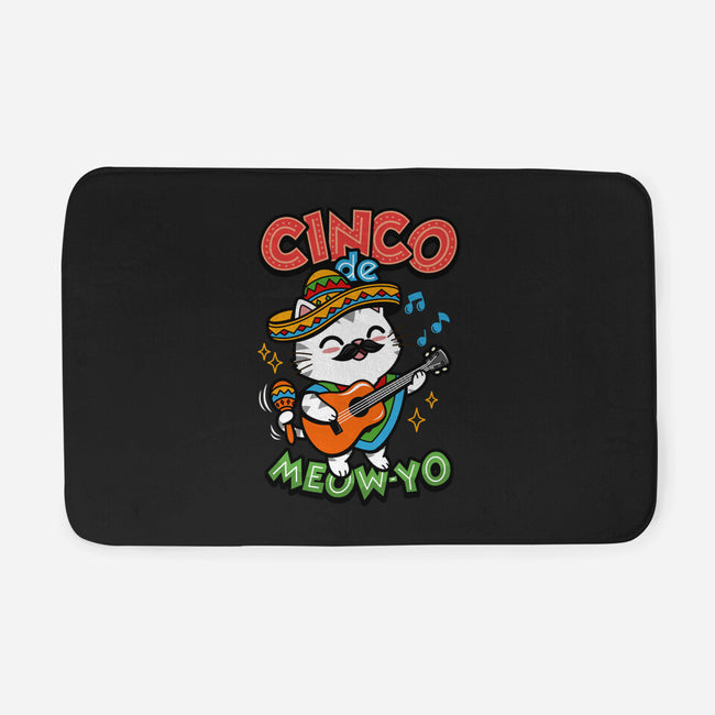 Cinco De Meow-yo-None-Memory Foam-Bath Mat-Boggs Nicolas