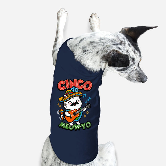 Cinco De Meow-yo-Dog-Basic-Pet Tank-Boggs Nicolas