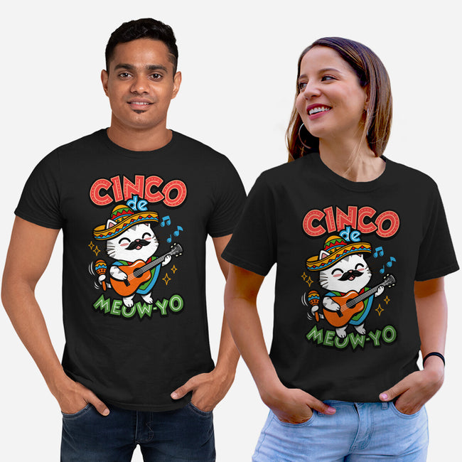 Cinco De Meow-yo-Unisex-Basic-Tee-Boggs Nicolas