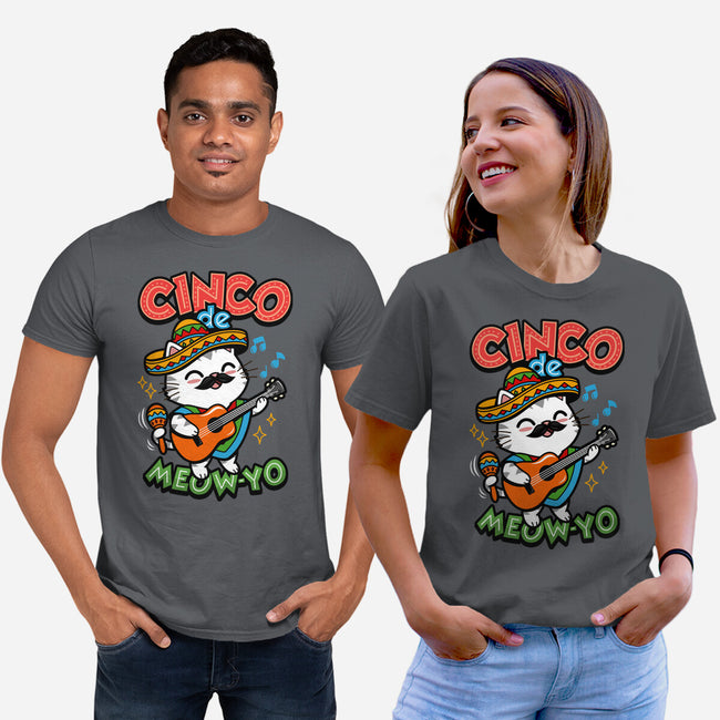 Cinco De Meow-yo-Unisex-Basic-Tee-Boggs Nicolas