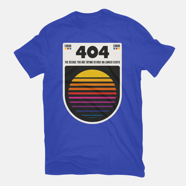 404 Decade Not Found-Unisex-Basic-Tee-BadBox