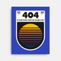 404 Decade Not Found-None-Stretched-Canvas-BadBox