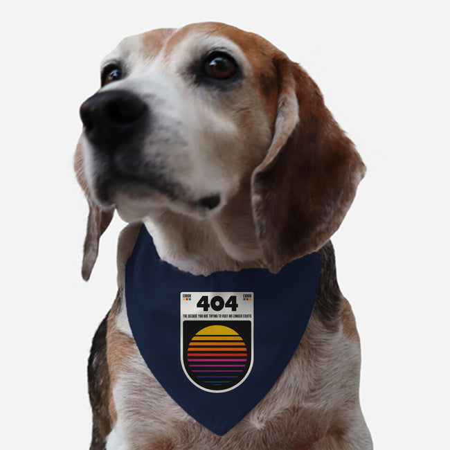 404 Decade Not Found-Dog-Adjustable-Pet Collar-BadBox