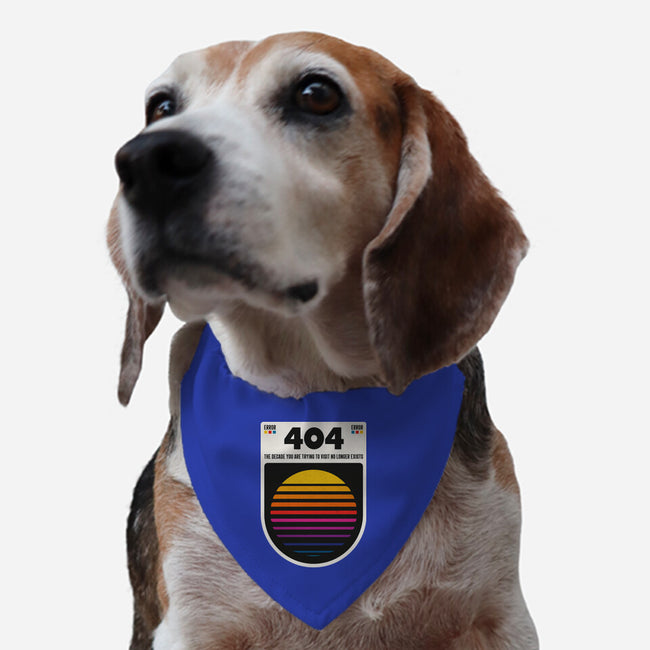 404 Decade Not Found-Dog-Adjustable-Pet Collar-BadBox