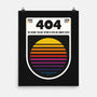 404 Decade Not Found-None-Matte-Poster-BadBox