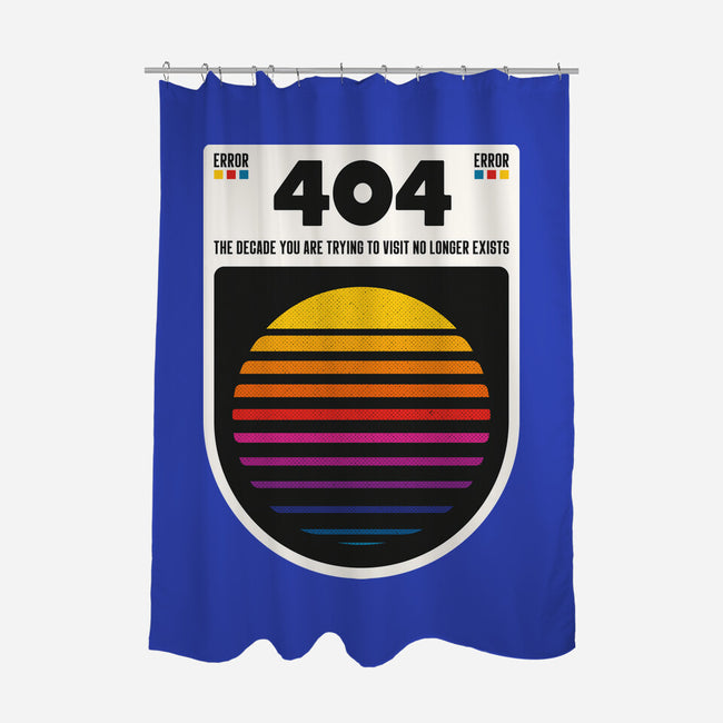 404 Decade Not Found-None-Polyester-Shower Curtain-BadBox