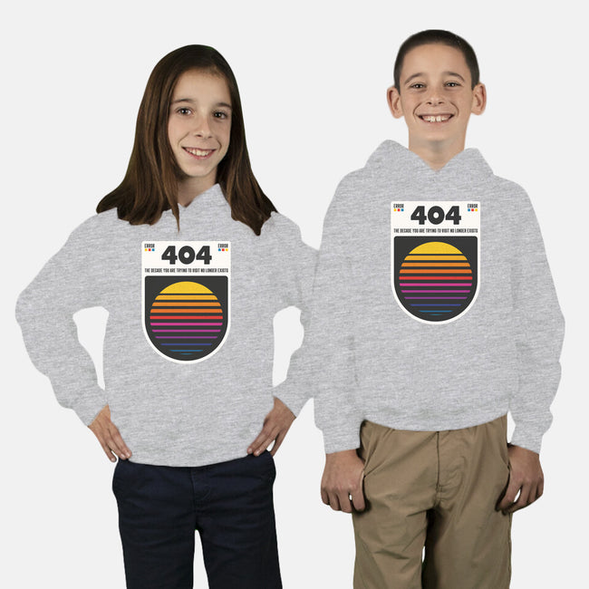 404 Decade Not Found-Youth-Pullover-Sweatshirt-BadBox