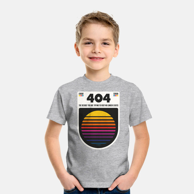 404 Decade Not Found-Youth-Basic-Tee-BadBox