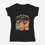 All My Plants Are Dead-Womens-V-Neck-Tee-eduely