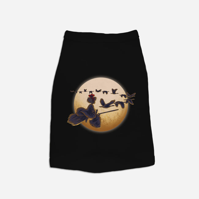 Young Witch Moon-Cat-Basic-Pet Tank-rmatix