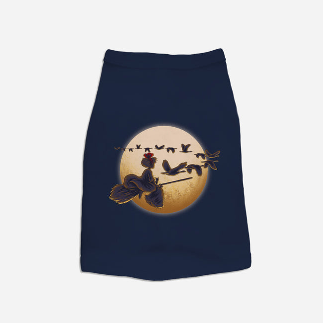 Young Witch Moon-Cat-Basic-Pet Tank-rmatix