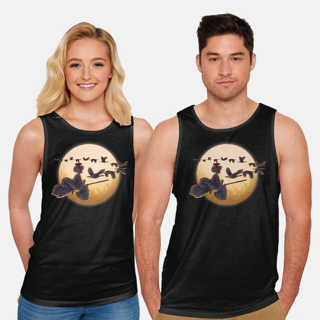 Young Witch Moon-Unisex-Basic-Tank-rmatix