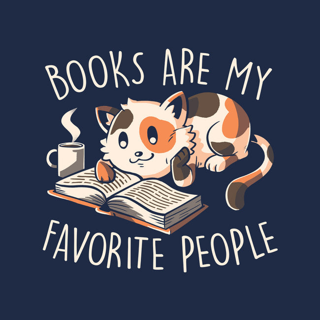 Books Are My Favorite People-Cat-Basic-Pet Tank-koalastudio