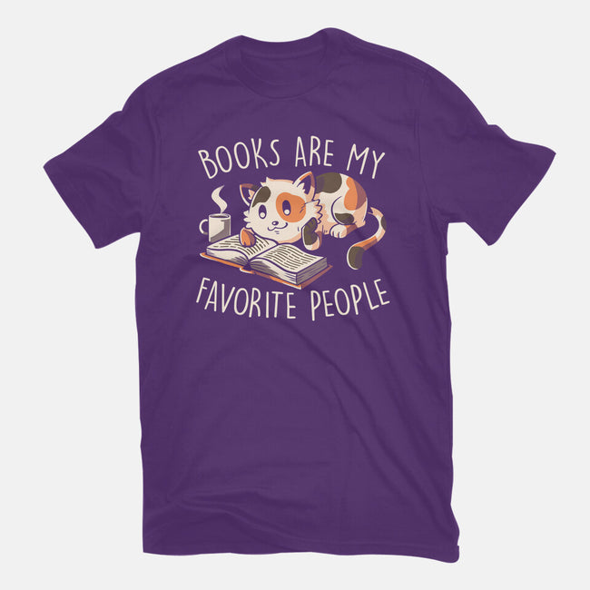 Books Are My Favorite People-Womens-Fitted-Tee-koalastudio