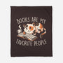 Books Are My Favorite People-None-Fleece-Blanket-koalastudio