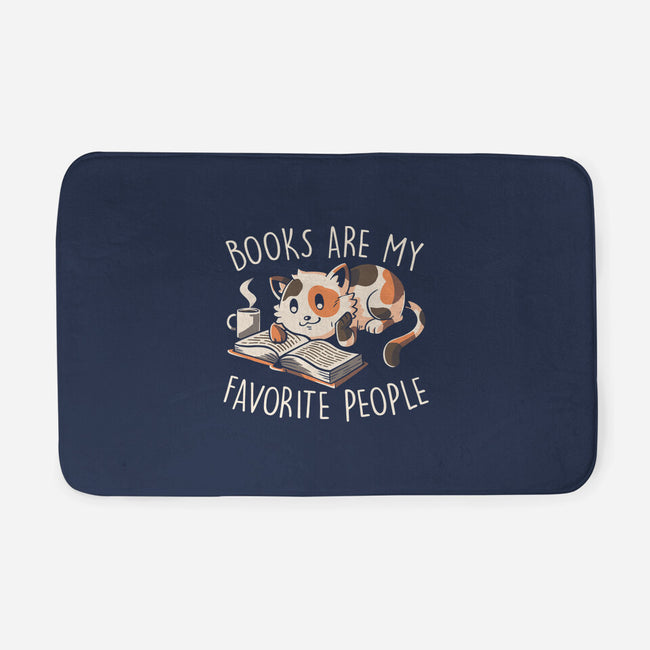 Books Are My Favorite People-None-Memory Foam-Bath Mat-koalastudio