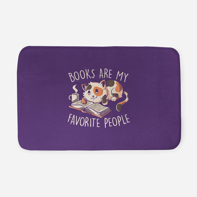 Books Are My Favorite People-None-Memory Foam-Bath Mat-koalastudio