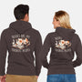 Books Are My Favorite People-Unisex-Zip-Up-Sweatshirt-koalastudio