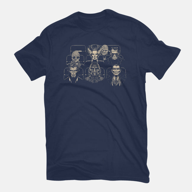 Horror Double Feature-Womens-Fitted-Tee-JCMaziu